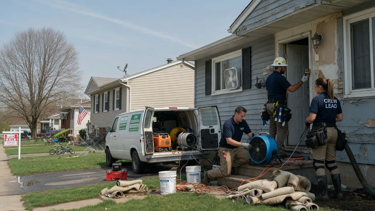 Flood Cleanup in Thornburg, IA near me